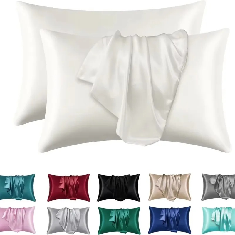 Silk Pillowcase - 1/2 Peças de Fronha de Seda
