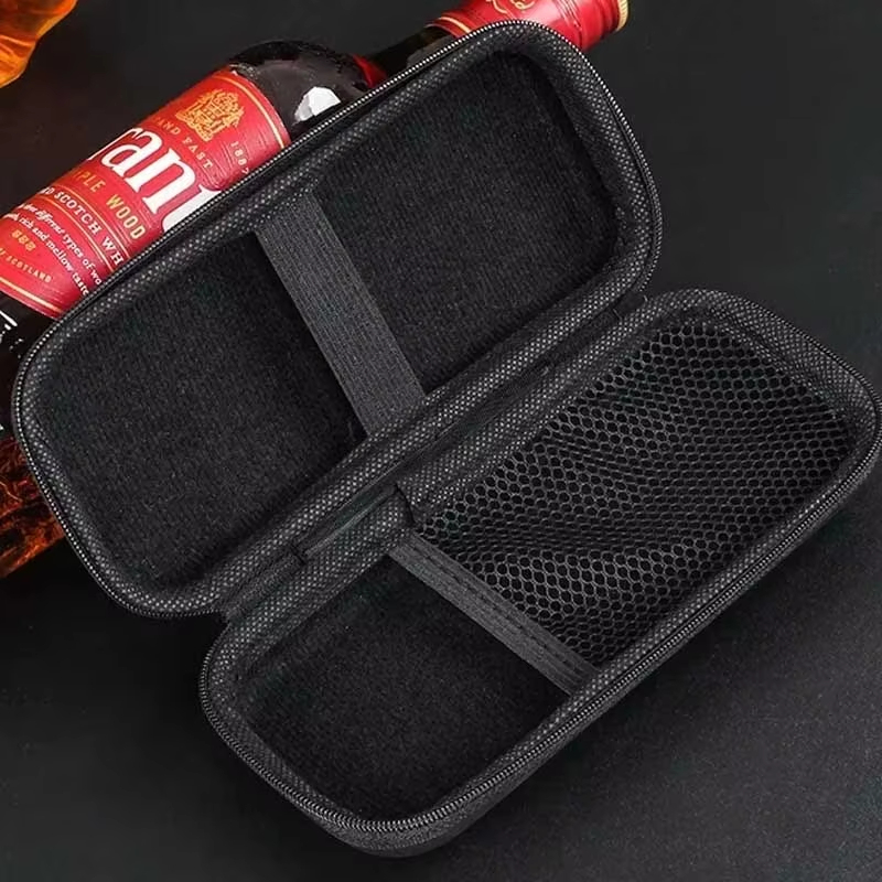 Premium Cigar Case - Estojo Portátil para 6 Charutos, Leve,