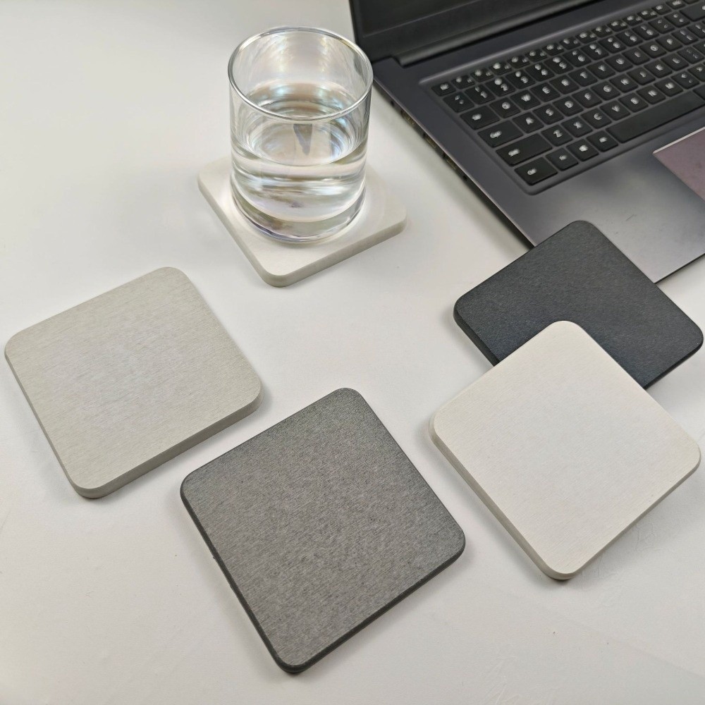 Marble Coaster Set - Nova secagem rápida diatomite coaster antiderrapante
