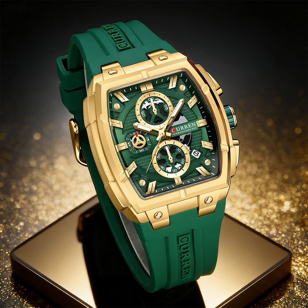 Luxury Watch Men - Relógio de Luxo Vintage CURREN para