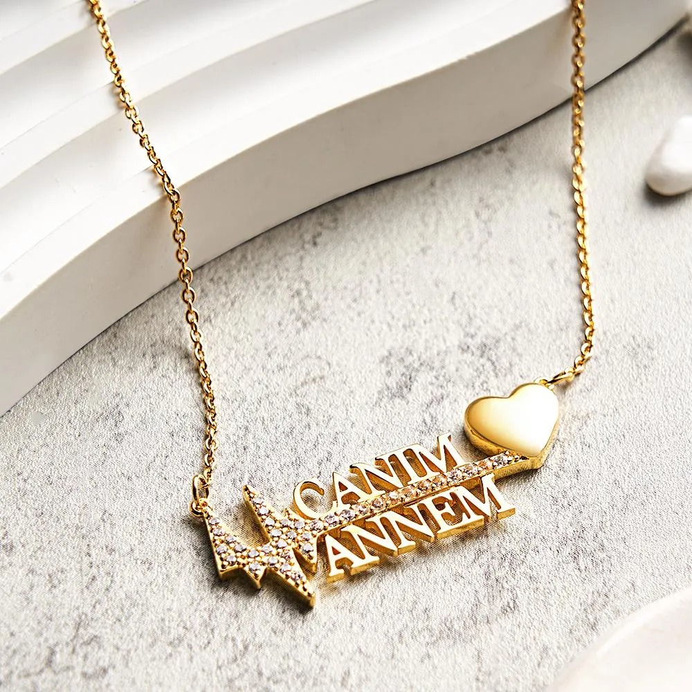Luxury Gift Set - Colar Personalizado com Nome e Batimento