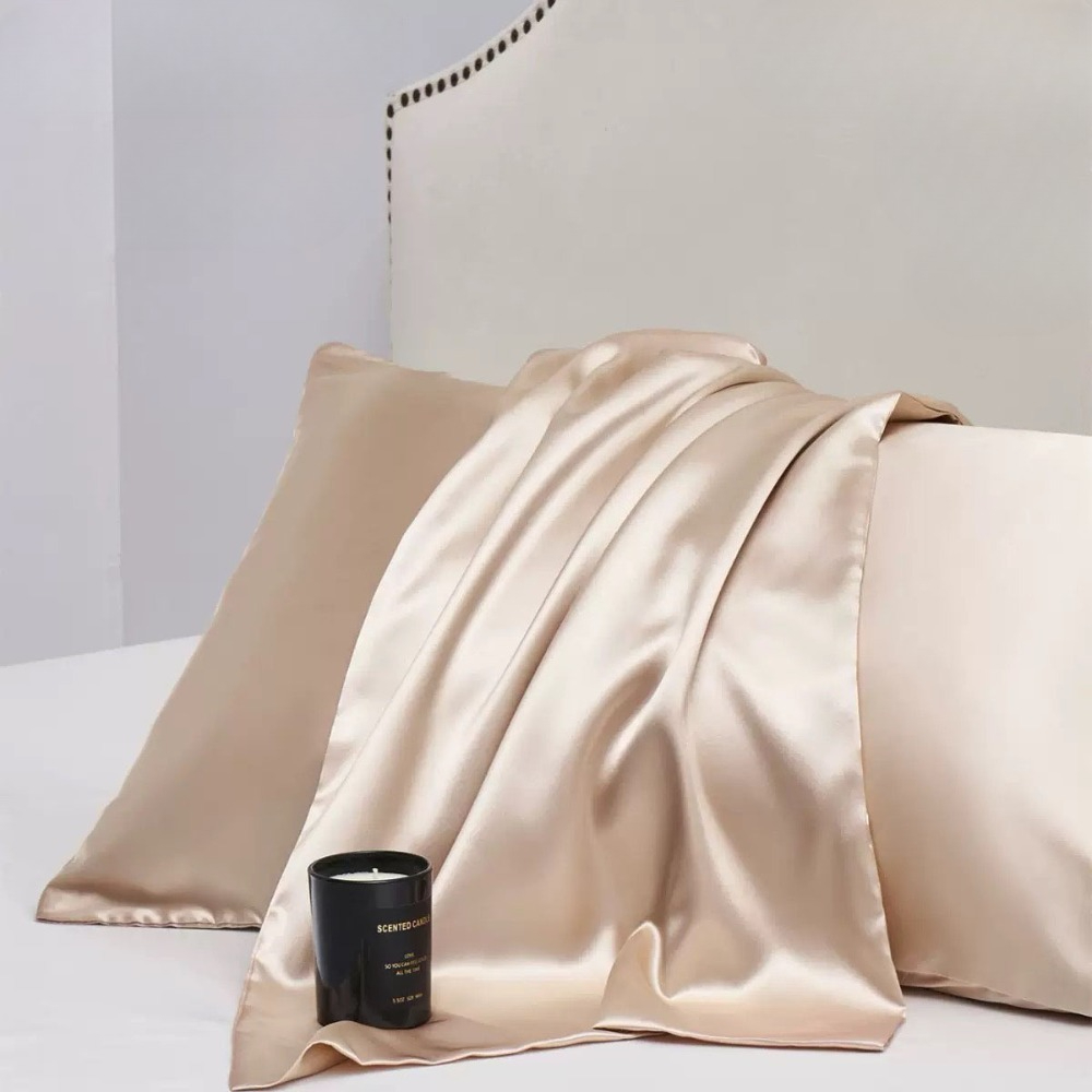 Silk Pillowcase - 1 Peça Fronha de Seda Natural