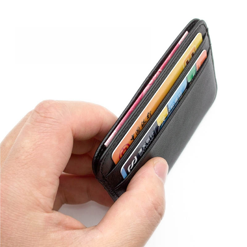 Carteira masculina de couro 10 - Leather Wallet Men avaliação e preço
