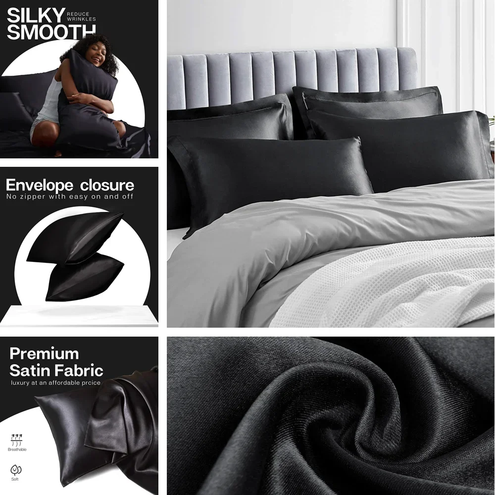 Fronha de cetim para cabelo e  - Silk Pillowcase avaliação e preço