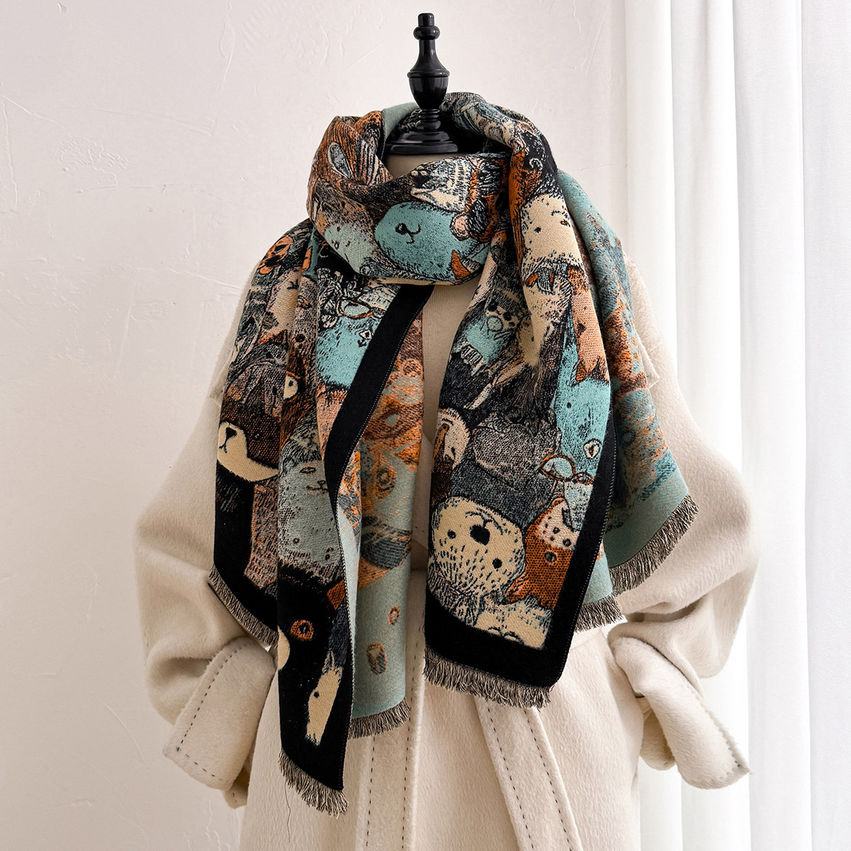 Cachecol Feminino de Imitação  - Cashmere Scarf avaliação e preço
