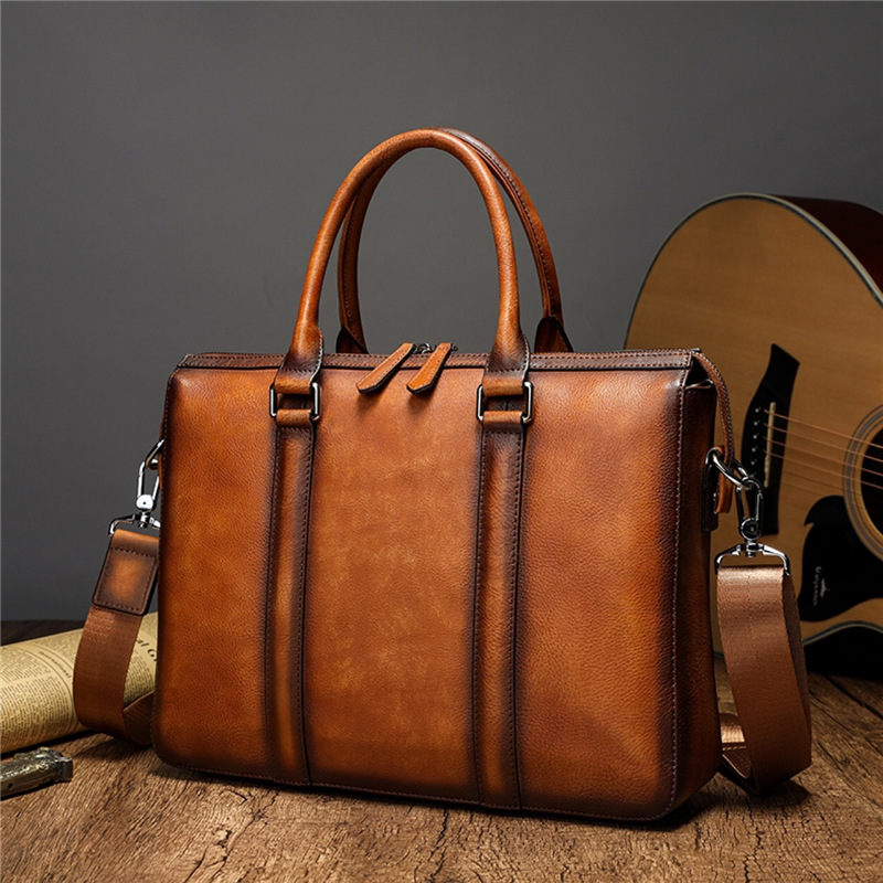Pasta Executiva YETTIES em Cou - Leather Briefcase avaliação e preço