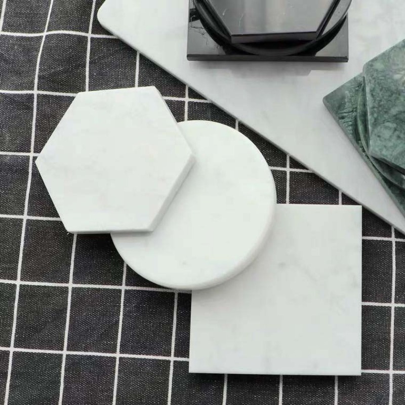 1 pçs porta-copos de mármore r - Marble Coaster Set avaliação e preço