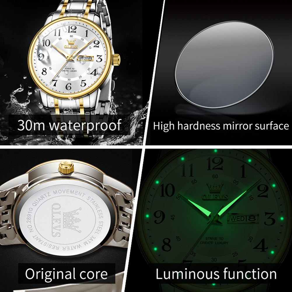 Olevs moda casual relógios mas - Luxury Watch Men avaliação e preço