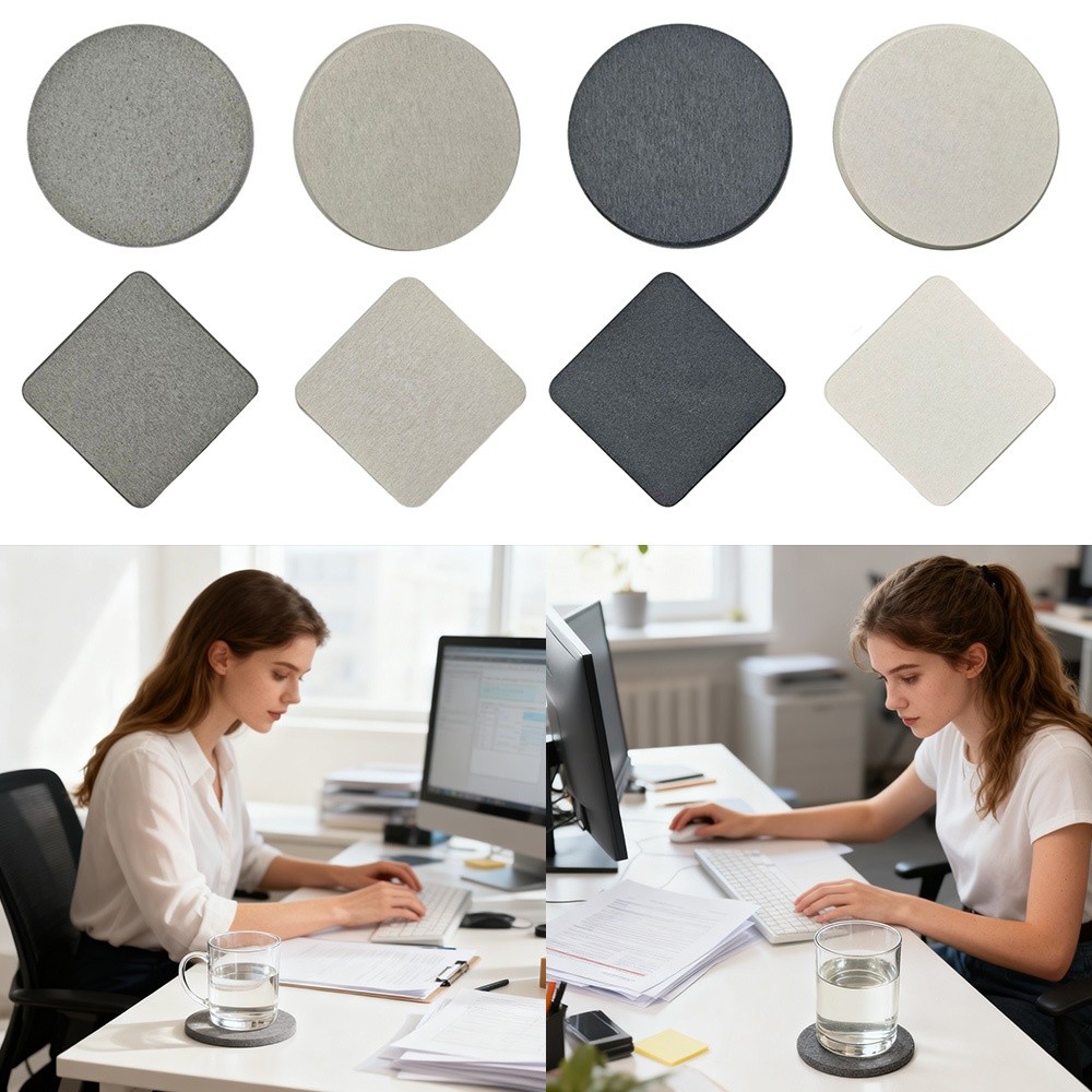 Nova secagem rápida diatomite  - Marble Coaster Set avaliação e preço