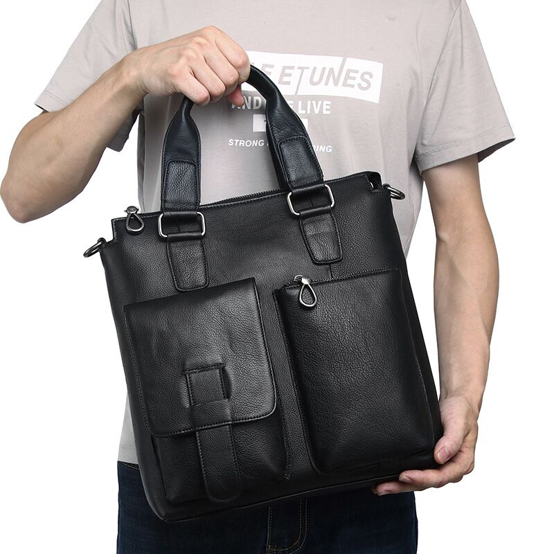 Bolsa de ombro de couro genuín - Leather Briefcase avaliação e preço