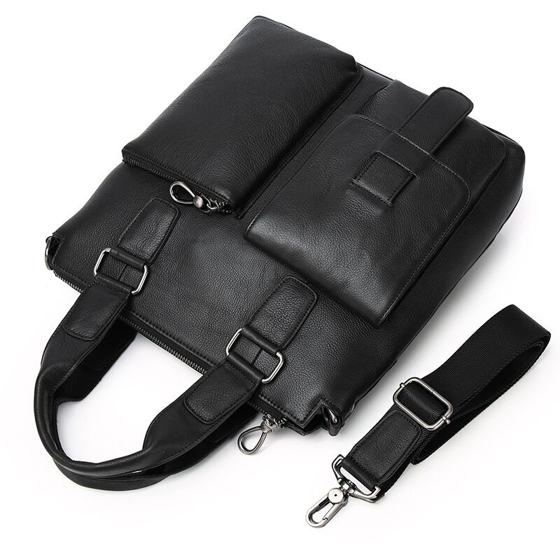 Bolsa de ombro de couro genuín - Leather Briefcase avaliação e preço