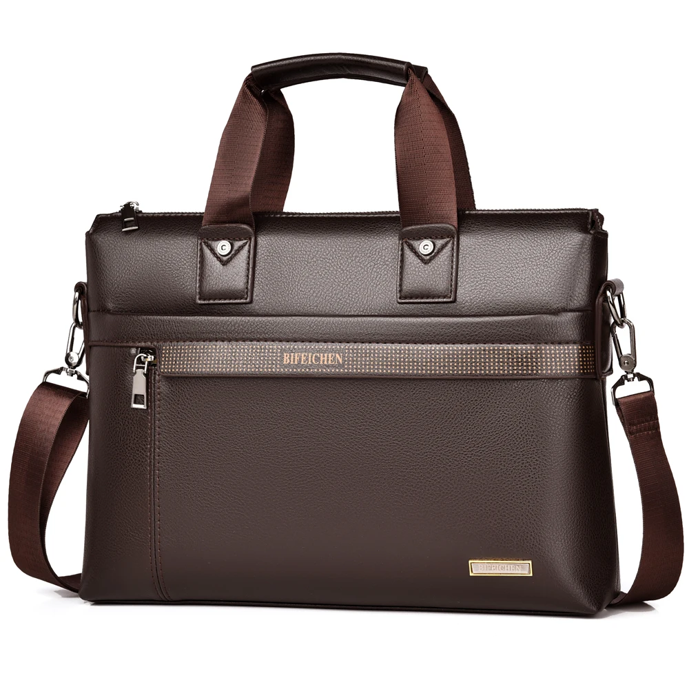 2026 nova marca de luxo homem  - Leather Briefcase avaliação e preço