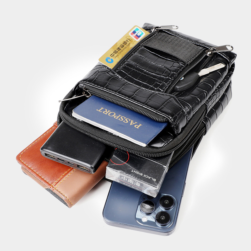 Bolsa de ombro crossbody com e - Leather Wallet Men avaliação e preço
