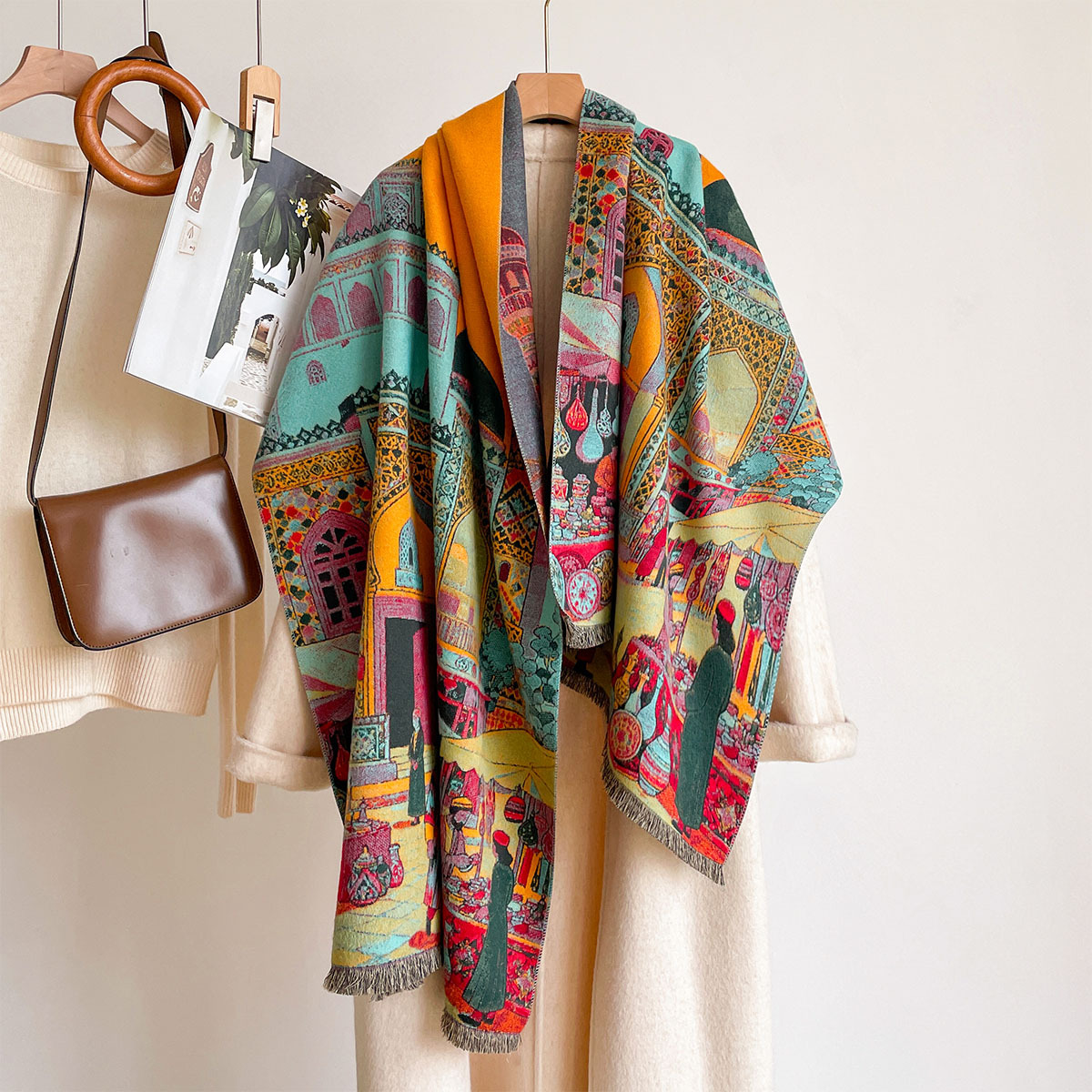 Cachecol Feminino de Imitação  - Cashmere Scarf avaliação e preço
