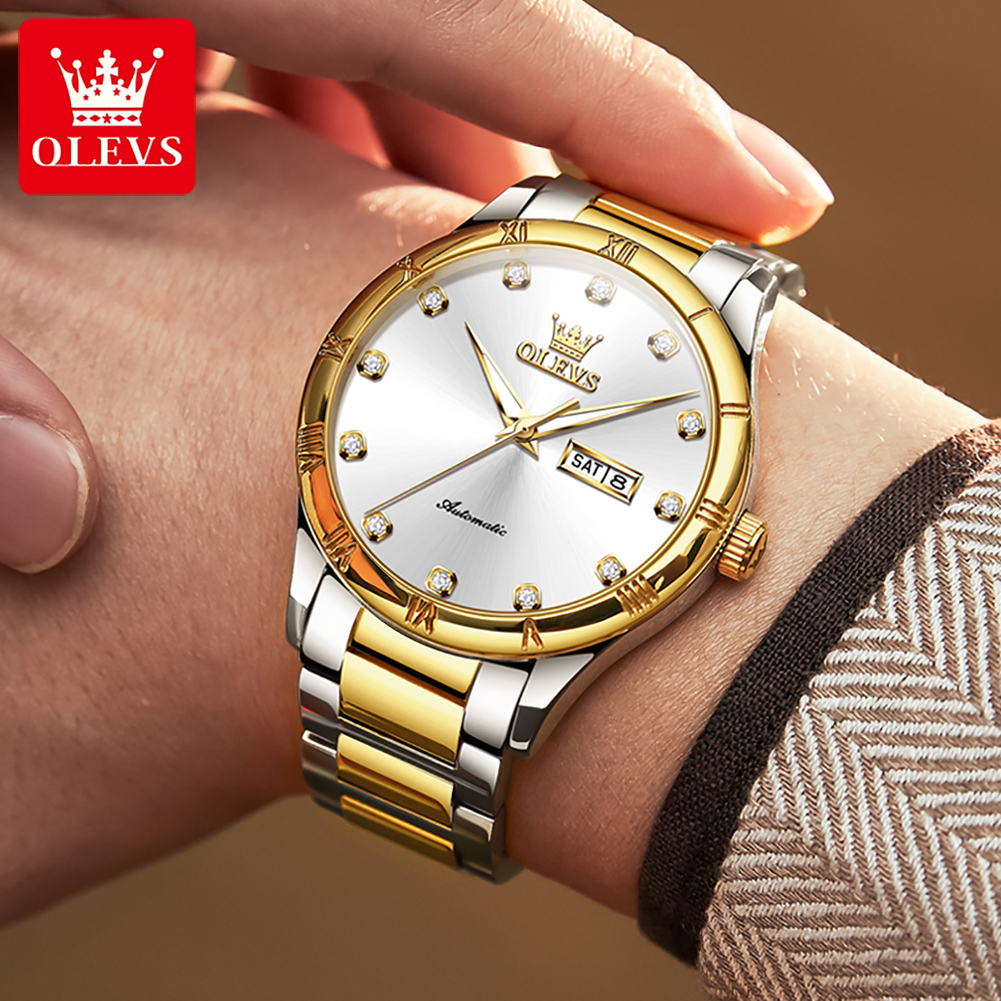 Olevs relógios masculinos de l - Luxury Watch Men avaliação e preço