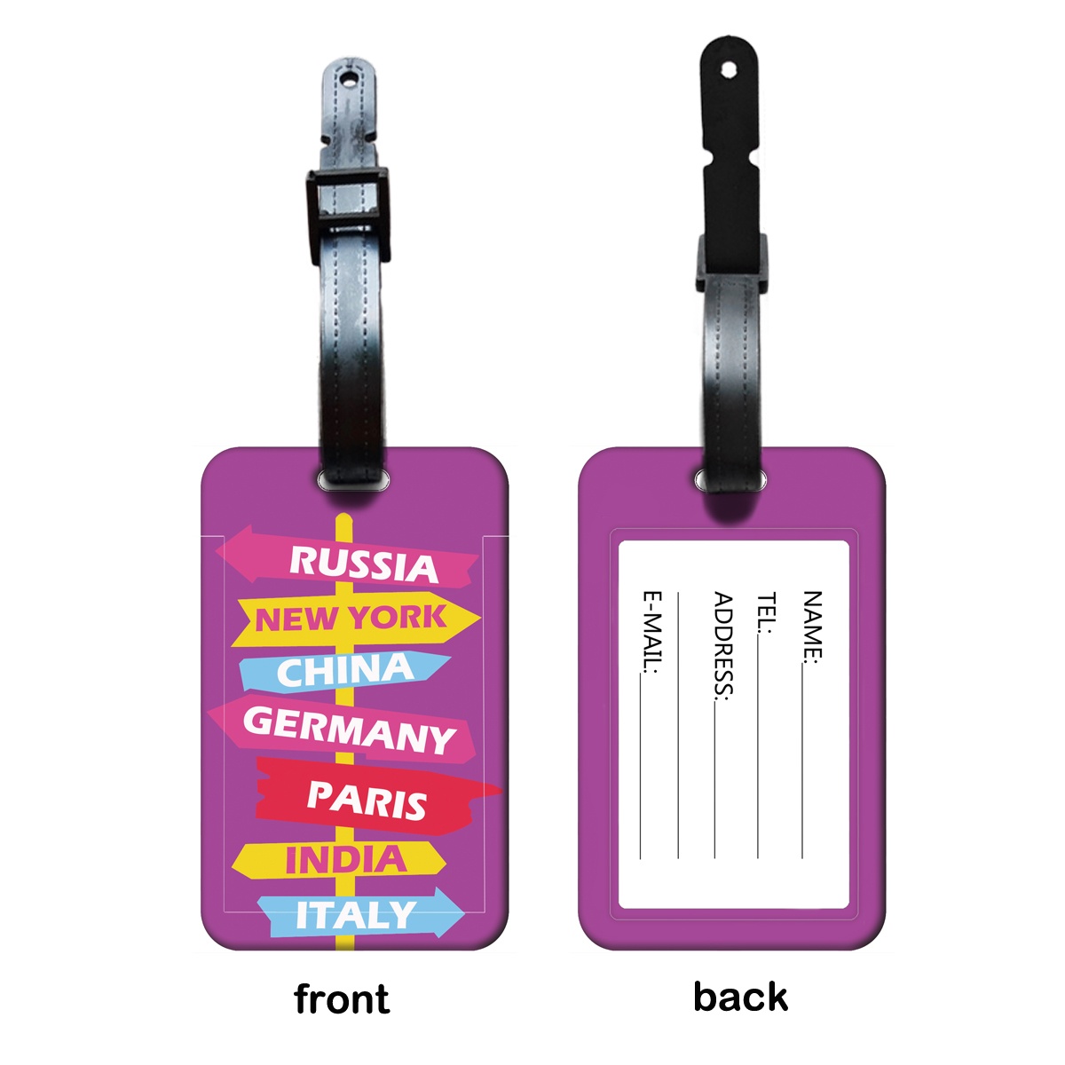 Etiquetas de Bagagem Criativas - Travel Luggage Set avaliação e preço