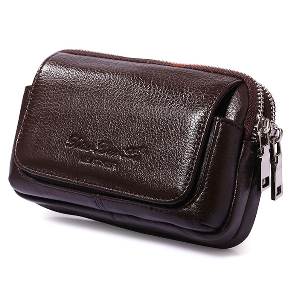 Homens de couro genuíno cintur - Leather Wallet Men avaliação e preço