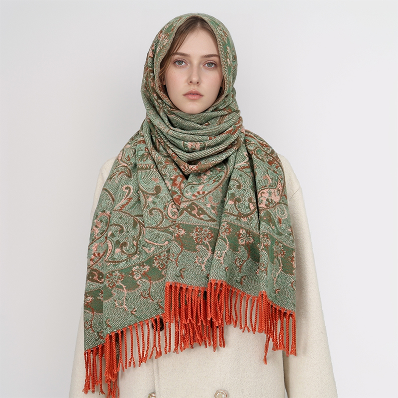 2024 moda estilo étnico femini - Cashmere Scarf avaliação e preço