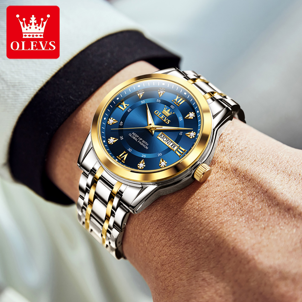 Olevs marca moda relógios masc - Luxury Watch Men avaliação e preço