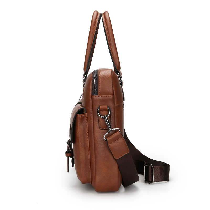 CFUN YA New Man Handbag 14 Pol - Leather Briefcase avaliação e preço