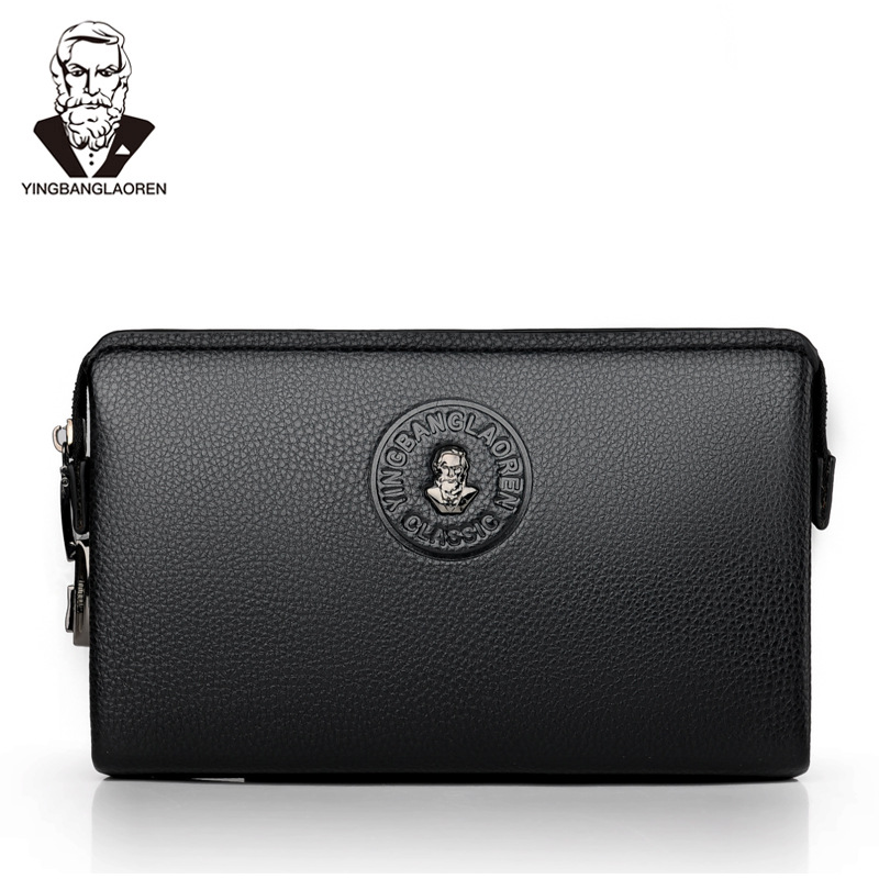 Carteiras Longas Masculinas, B - Leather Wallet Men avaliação e preço