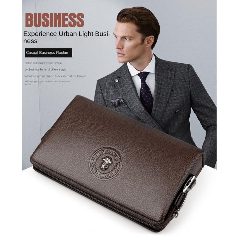 Carteiras Longas Masculinas, B - Leather Wallet Men avaliação e preço