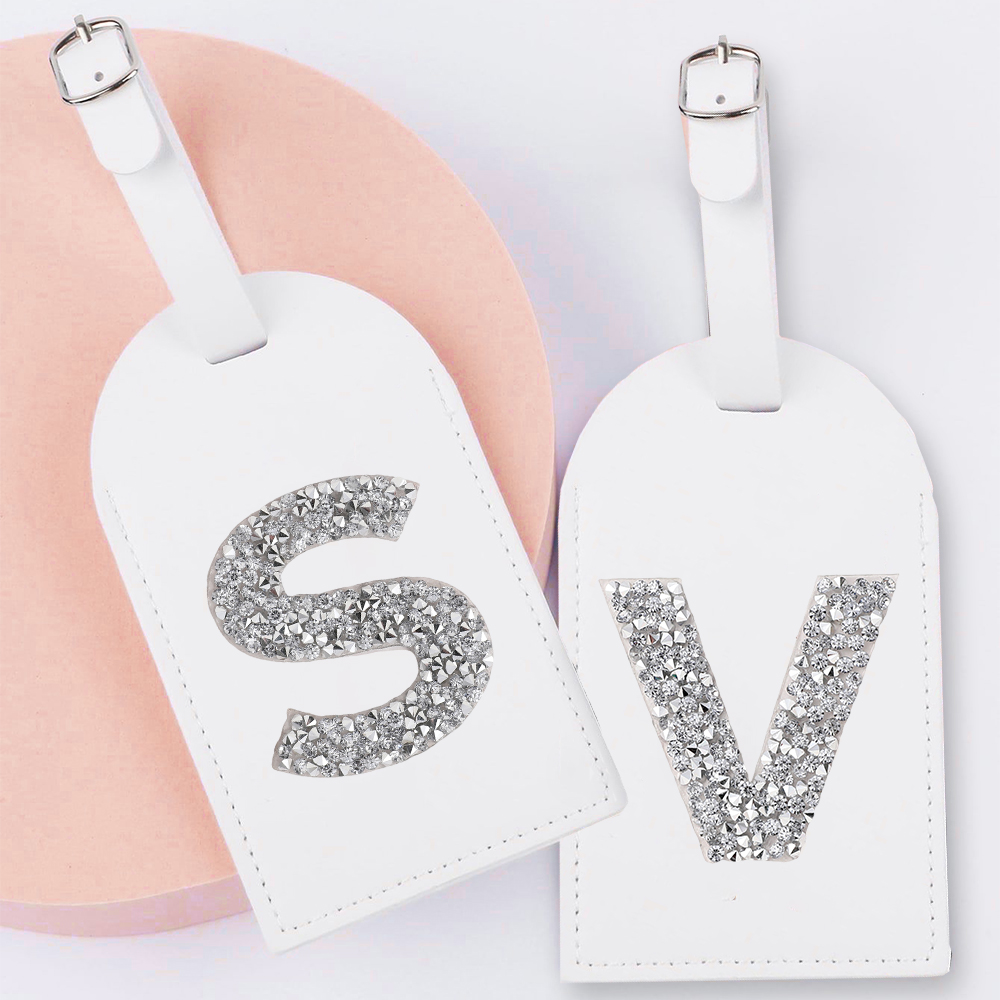A-Z strass monograma etiqueta  - Travel Luggage Set avaliação e preço