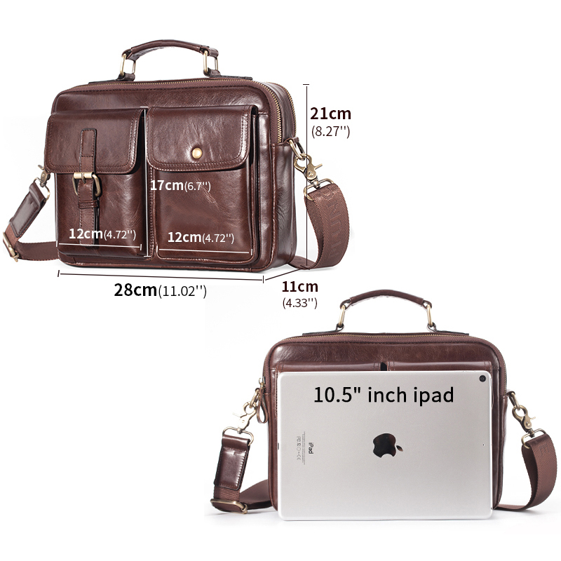 Nova marca de couro do mensage - Leather Briefcase avaliação e preço