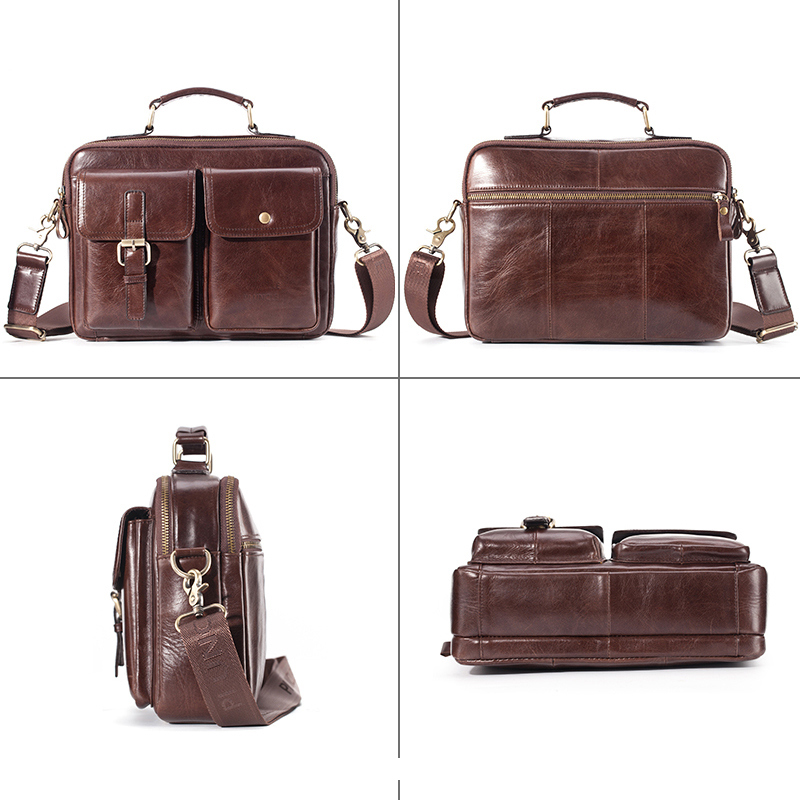 Nova marca de couro do mensage - Leather Briefcase avaliação e preço