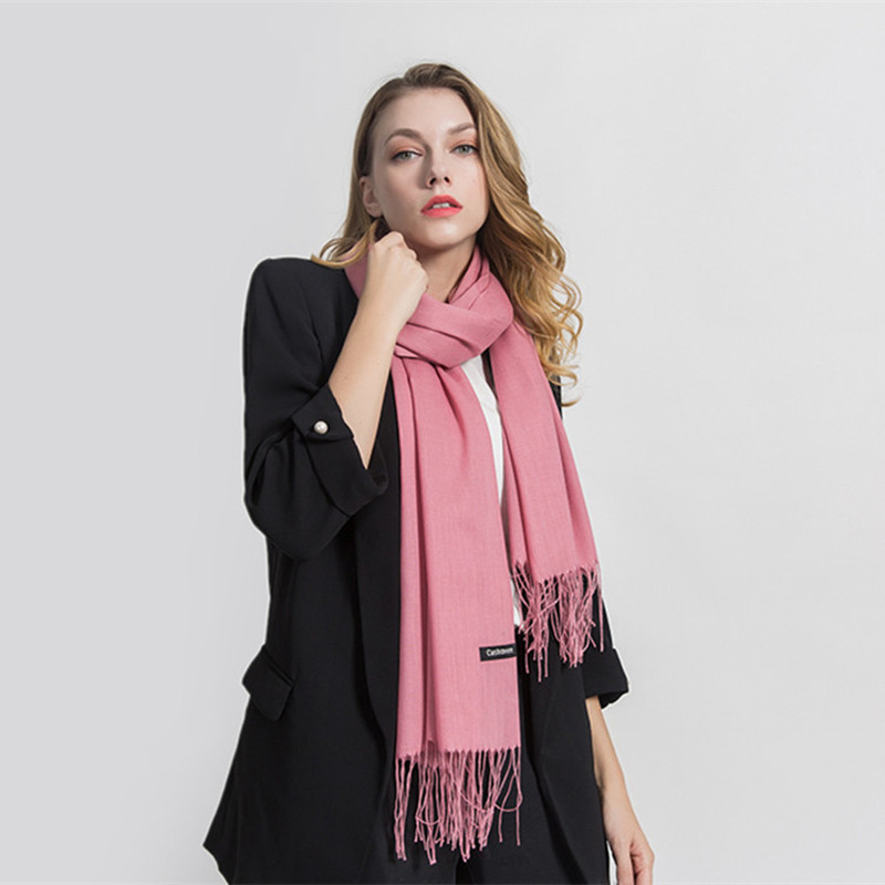 Moda sólida cachecol feminino  - Cashmere Scarf avaliação e preço