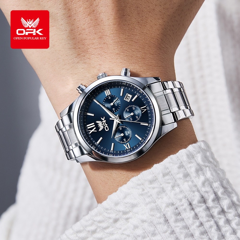 OPK 6052 Relógio Masculino Dat - Luxury Watch Men avaliação e preço