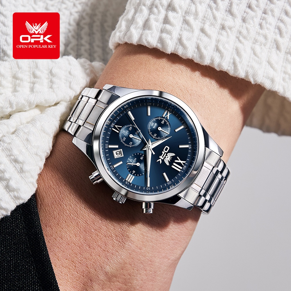 OPK 6052 Relógio Masculino Dat - Luxury Watch Men avaliação e preço