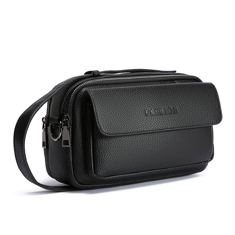 2026 Nova Bolsa de Mão Masculi - Leather Wallet Men avaliação e preço