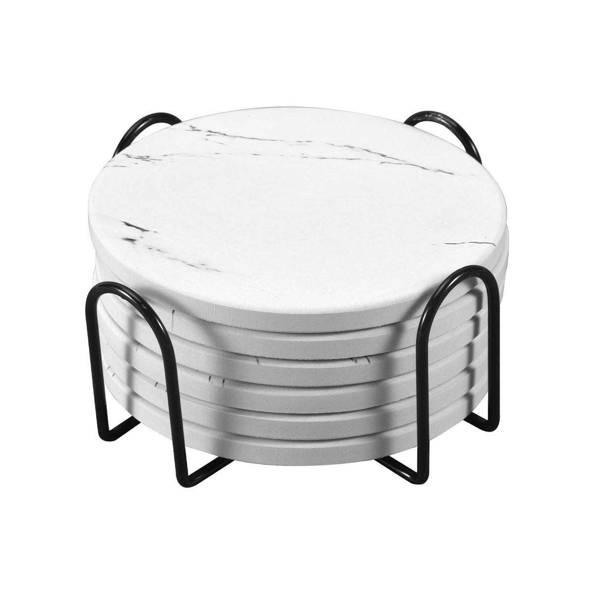 Cerâmica Pedra Coaster Set com - Marble Coaster Set avaliação e preço