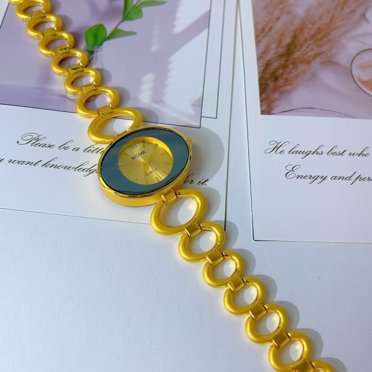 Novo relógio americano banhado - Gold Plated Jewelry avaliação e preço